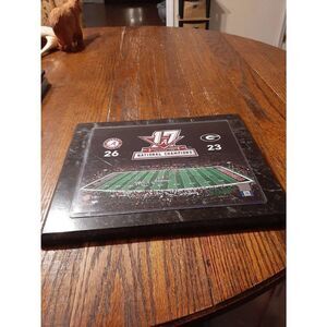 Alabama 26 Georgia 23 Commemorative Wall Hanging National Championship 2017/18